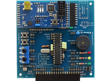 myAVR Board MK2, best&uuml;ckt