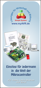 myAVR Flyer f&uuml;r Einsteiger