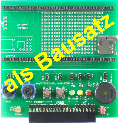 mySTM32-Board-F0D, Bausatz